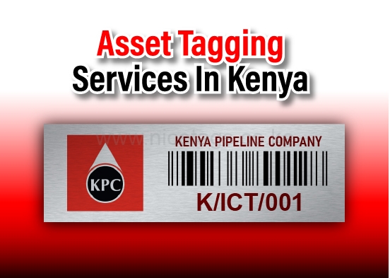 Asset Tagging in kenya | aluminium assset tags with acetone activated adhesive in Kenya